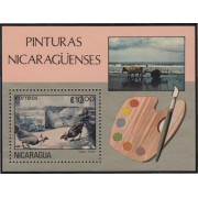 Nicaragua HB 154 1982 Pinturas Nicaraguenses MNH