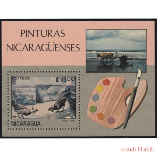 Nicaragua HB 154 1982 Pinturas Nicaraguenses MNH