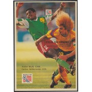 Nicaragua HB 218 1992 Copa mundial de Fútbol USA 94 Andre Viyik Carlos Valdemarra MNH