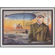 Nicaragua HB 223 1994 Dirigibles Retrato de el Conde Zeppelin MNH