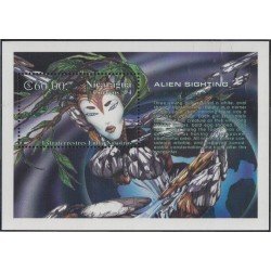 Nicaragua HB 225 1994 Extraterrestres Aliens entre nosotros MNH - inglés-