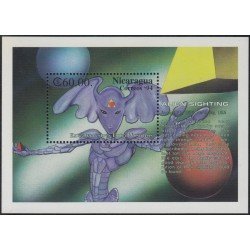 Nicaragua HB 227 1994 Extraterrestres Aliens entre nosotros MNH - inglés -