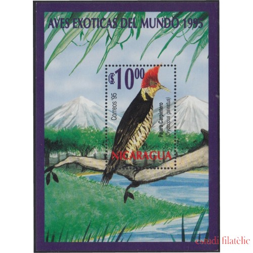 Nicaragua HB 261 1995 Aves exóticas del mundo Pájaros Birds MNH