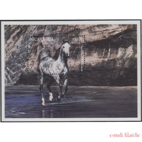 Nicaragua HB 268 1996 Caballo Horse fauna MNH