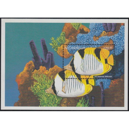 Nicaragua HB 271 1996 Vida marina Marine life MNH Nicaragua HB 271 1996 Vida marina Marine life MNH
