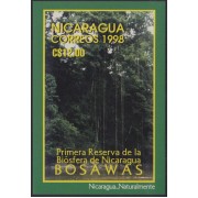 Nicaragua HB 273 1998 Turismo Primera reserva de la Biósfera de Nicaragua Bosawaz MNH