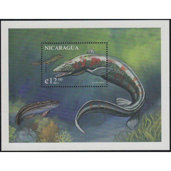 Nicaragua HB 279A 1998 Fauna prehistórica Prehistoric fauna MNH Nicaragua HB 279A 1998 Fauna prehistórica Prehistoric fauna MNH