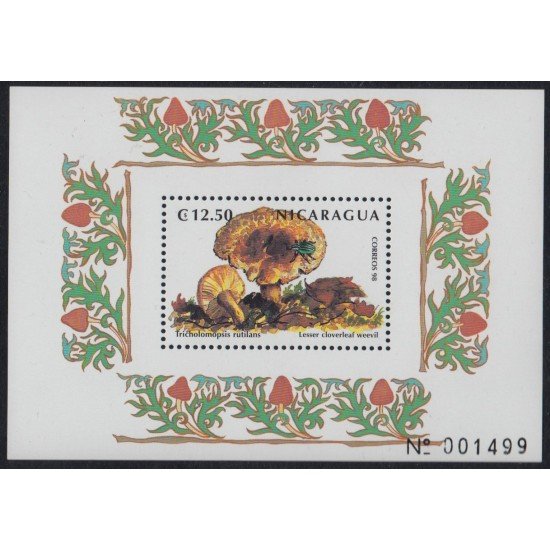 Nicaragua HB 286A 1999 Flora Champiñones setas mushrooms MNH Nicaragua HB 286A 1999 Flora Champiñones setas mushrooms MNH
