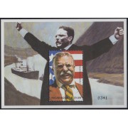 Nicaragua HB 302 2000 Líderes del siglo XX Theodore Roosevelt MNH