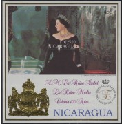 Nicaragua HB 305 2000 Centenario de la Reina Isabel MNH