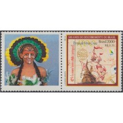 Brasil Brazil SP 1 2000 500º Aniversario del descubrimiento de brasil MNH Brasil Brazil SP 1 2000 500º Aniversario del descubrimiento de brasil MNH