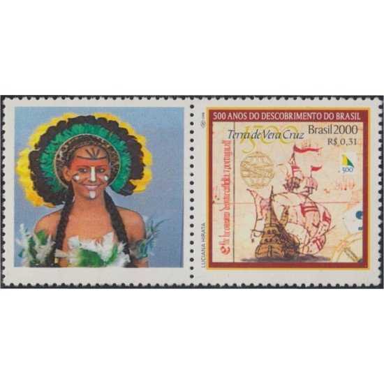 Brasil Brazil SP 1 2000 500º Aniversario del descubrimiento de brasil MNH Brasil Brazil SP 1 2000 500º Aniversario del descubrimiento de brasil MNH