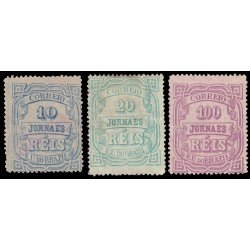 Brasil Brazil Periódicos 19/21 1890 Papel tintado EEUU y Brasil MH Brasil Brazil Periódicos 19/21 1890 Papel tintado EEUU y Brasil MH