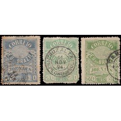 Brasil Brazil Periódicos 23/25 1891/94 Impresión en relieve EEUU y Brasil Usado Brasil Brazil Periódicos 23/25 1891/94 Impresión en relieve EEUU y Brasil Usado
