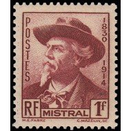 France Francia 495 1941 Frédéric Mistral poeta MNH