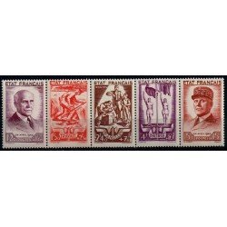 France Francia 576/80 1943 A favor de la emergencia nacional MNH France Francia 576/80 1943 A favor de la emergencia nacional MNH