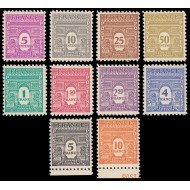 France Francia 620/29 1944 Arco de Triunfo de la Estrella MNH