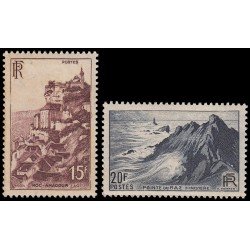 France Francia 763/64 1946 Monumentos y lugares MNH France Francia 763/64 1946 Monumentos y lugares MNH