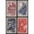 France Francia 823/26 1949 Serie oficios MNH