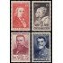 France Francia 844/47 1949 Congreso internacional de Telégrafos y Telefonía Personajes MNH