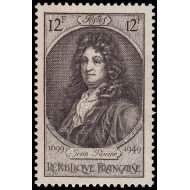 France Francia 848 1949 250 aniv. de  la muerte de Jean Racine MNH