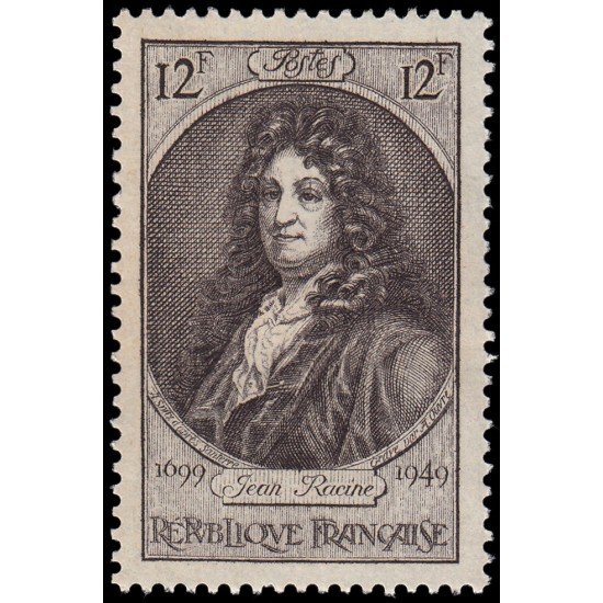 France Francia 848 1949 250 aniv. de  la muerte de Jean Racine MNH