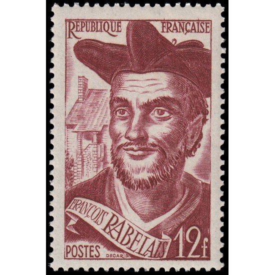 France Francia 866 1950 François Rabelais MNH