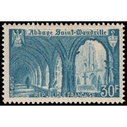 France Francia 888 1951 Abadía de St. Wandrille MNH France Francia 888 1951 Abadía de St. Wandrille MNH