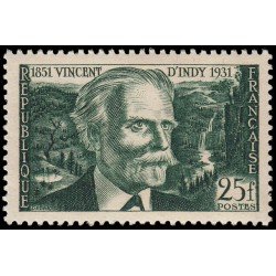 France Francia 890 1951 Centenario del nacimiento del compositor Vincent d Indy MNH France Francia 890 1951 Centenario del nacimiento del compositor Vincent d Indy MNH