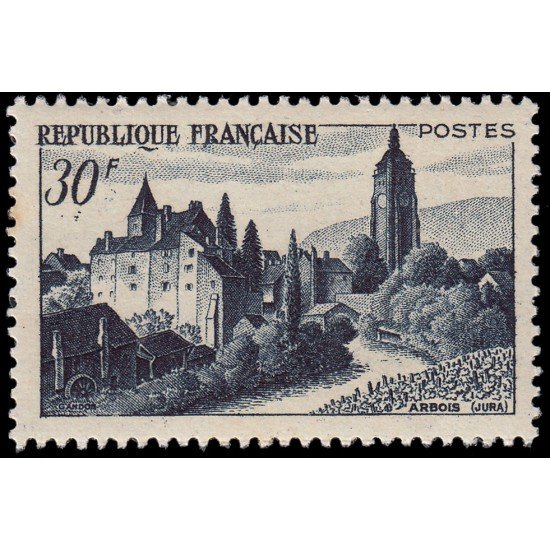 France Francia 905 1951 Paisaje de Arbois (Jura) MNH
