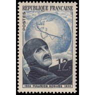 France Francia 907 1951 En memoria del aviador Maurice Noguès. 20 aniv. línea  aérea Francia Indochina MNH