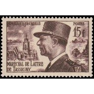 France Francia 920 1952 Mariscal de Lattre de Tassigny MNH