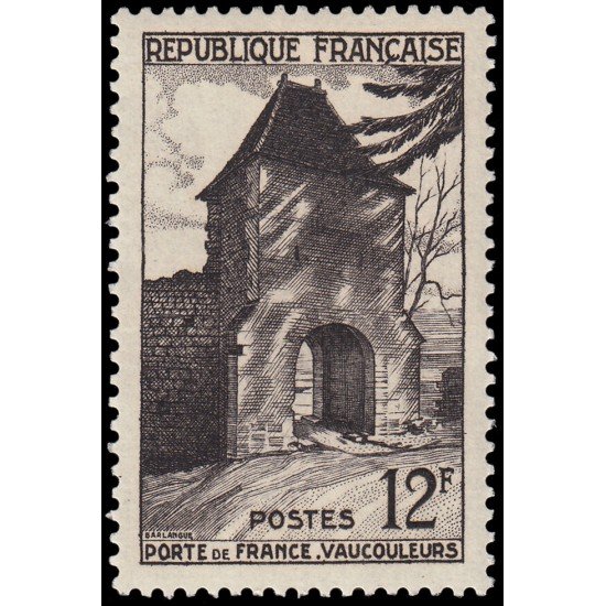 France Francia 921 1952 Puerta de Francia en Vaucouleurs MNH