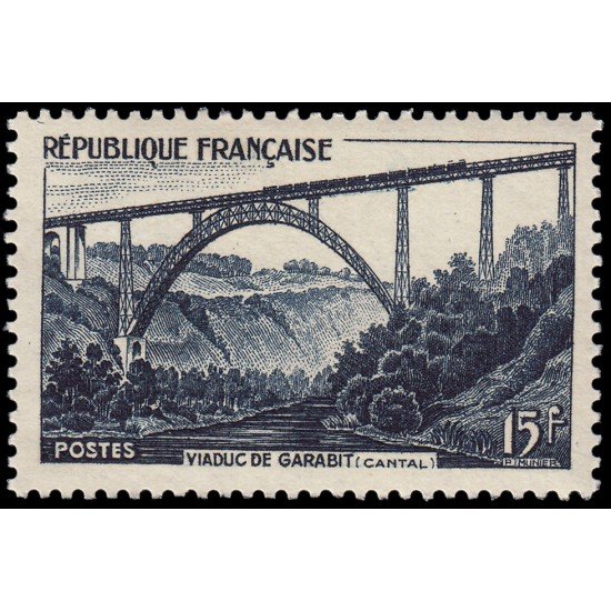 France Francia 928 1952 Viaducto de Garabit MNH France Francia 928 1952 Viaducto de Garabit MNH