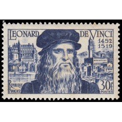 France Francia 929 1952 5 Centenario del nacimiento de Leonardo da Vinci MNH France Francia 929 1952 5 Centenario del nacimiento de Leonardo da Vinci MNH