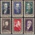 France Francia 930/35 1952 Celebridades del S.XIX MNH