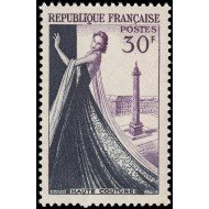 France Francia 941 1953 Alta costura parisina Maniquí MNH