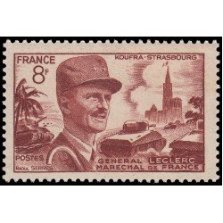 France Francia 942 1953 Mariscal Leclerc MNH France Francia 942 1953 Mariscal Leclerc MNH