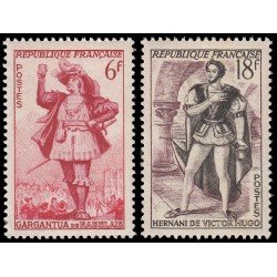 France Francia 943/44 1953 Teatro francés MNH France Francia 943/44 1953 Teatro francés MNH