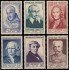 France Francia 945/50 1953 Celebridades del S. XII AL XX MNH