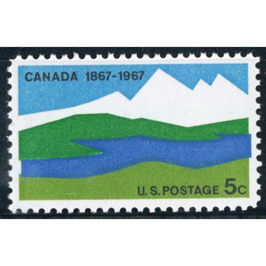 VAR2/S Estados Unidos  USA   Nº 827 Confederación canadiense , lujo