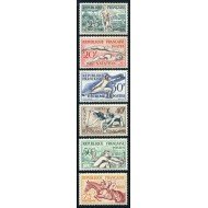 DEP7/FAU5/S France Francia Nº 960/65 1953 Juegos Olímpicos de Helsinki (1952) -Deportes-Lujo