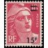 France Francia 968 1954 Sello de 1951 Marianne de Gandon MNH