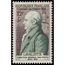 France Francia 969 1954 Día del sello Conde de la Valette MNH France Francia 969 1954 Día del sello Conde de la Valette MNH