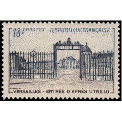 France Francia 988 1954 Verja de entrada del castillo de Versailles MNH France Francia 988 1954 Verja de entrada del castillo de Versailles MNH