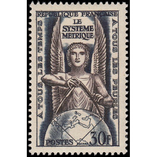 France Francia 998 1954 10 Conferencia de pesos y medidas París MNH