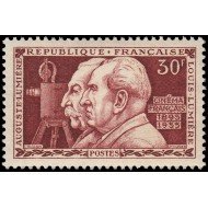 France Francia 1033 1955 60 aniv. del invento del cinematógrafo por los hermanos Lumière MNH