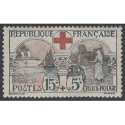 France Francia  Nº 156 1918 Cruz Roja Red Cross MNH