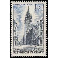 France Francia 1051 1956 Campanario de Douai MNH France Francia 1051 1956 Campanario de Douai MNH