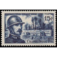 France Francia 1052 1956 40 aniv. de la muerte del Coronel Émile A.-C. Driant en Verdun MNH